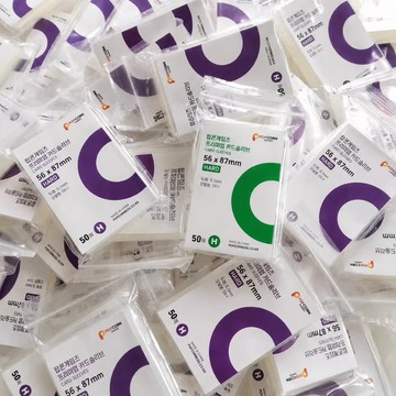 隔日到貨💟韓國 20絲 高透卡膜 卡套 爆米花卡膜 小卡保護膜 CPP高透卡膜 愛豆卡套 韓國爆米花卡套 小卡 平口卡套