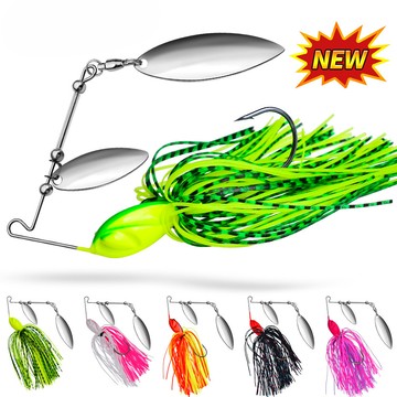 【TTFF】鬍鬚佬路亞餌 10G /14G 流蘇Spinnerbait亮片防掛底路亞餌仿生假餌魚鉤單鉤漁具現貨批發