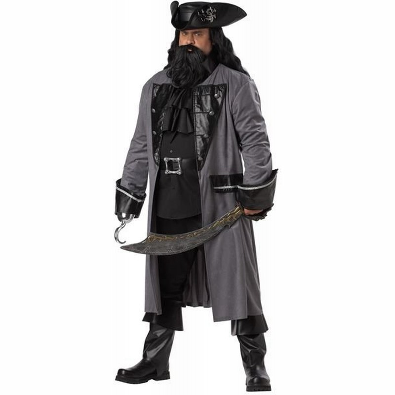 海賊 パイレーツ ハロウィン コスプレ 衣裳 黒ひげの海賊 大人用コスチューム 大きいサイズ 通販 Lineポイント最大0 5 Get Lineショッピング