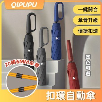 全自動晴雨傘 黑膠雨傘 快乾傘 抗UV傘 防潑水折疊傘 抗風傘 晴雨傘 遮陽傘 折疊傘 環扣自動傘 三折傘 P098