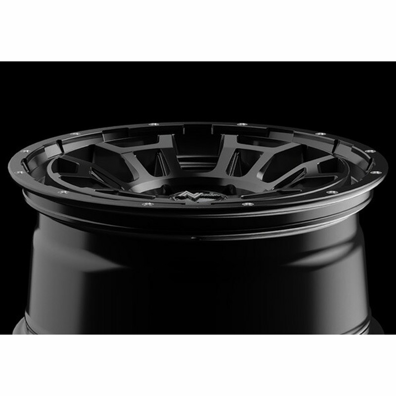 MID ナイトロパワー H6スラッグ 4本セット ホイール ハイラックスサーフ【17×8J 6-139 INSET20 セミグロスブラック】210系 NITRO  POWER H6 SLUG アルミ | LINEショッピング