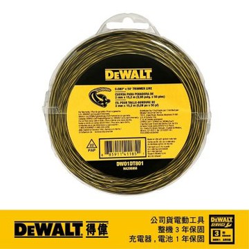 DEWALT 得偉 美國 原廠割草繩0.080 x50 適用DCST990及DCST920(DWO1DT801)