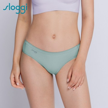 sloggi-COMFORT CARE系列中腰小褲 迷霧綠松石｜76R473 Y1