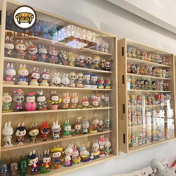【新品上市】高端手辦收納櫃 多層透明展示盒 防塵模型玩具陳列架亞克力擺件收納盒 娃娃收納柜 泡泡瑪透明展示柜 可開門掛墻免運 工廠直銷 開立發票j227