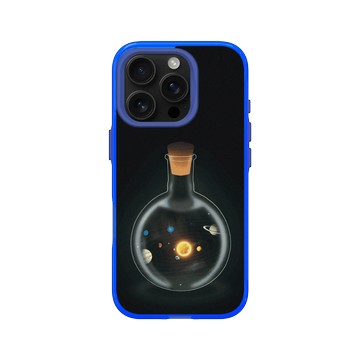 iPhone 16 Pro Clear 激光藍 - MOLECULARTS - 太空瓶