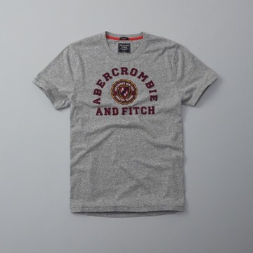 AF a&f Abercrombie & Fitch 短袖 T恤 灰色 075