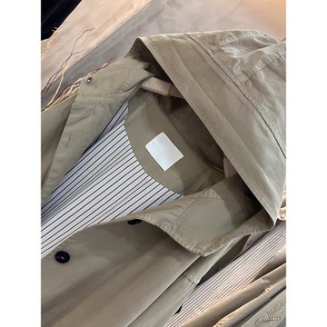 風衣外套女中長款2026年春秋新款連帽寬松百搭翻袖慵懶英倫風上衣