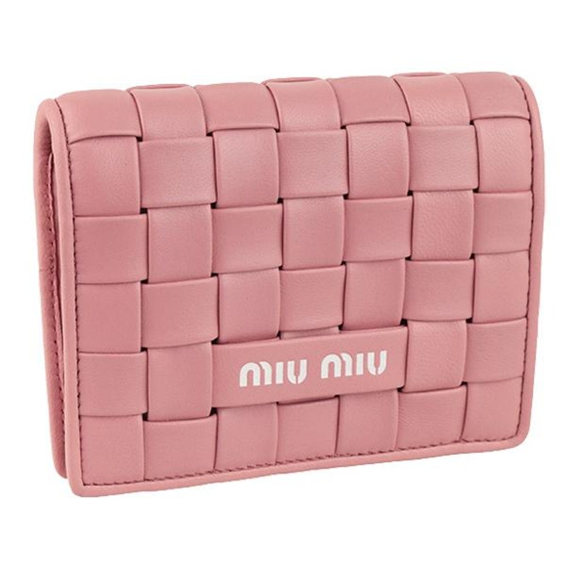 ミュウミュウ MIUMIU 財布 折財布 二つ折り アウトレット 5mv204