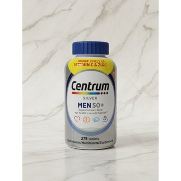*尋寶趣嚴選*當日出貨 高齡 銀髮族 補充營養品 健康食品 Centrum銀寶善存 275顆 男性綜合維他命50+