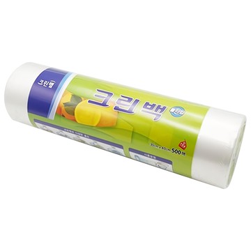 CLEANWRAP 滾筒塑膠袋 大  L(40 x 30cm)  500個  1捲