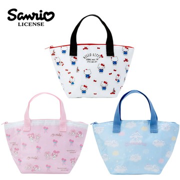 三麗鷗 防潑水 保冷袋 手提袋 便當袋 凱蒂貓 美樂蒂 大耳狗 日本正版 282632 282649