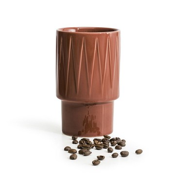 Coffee & More 拿鐵杯400ml-磚紅