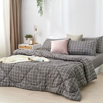 床包羽絲絨被組-雙人加大 / 舒柔棉四件式 / 暮光之城 台灣製