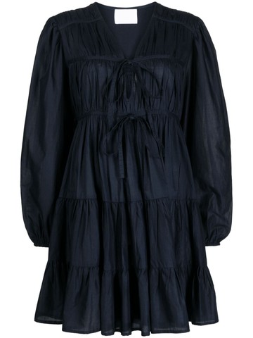 Merlette - Lasse cotton minidress - women - Cotton - S - Blue