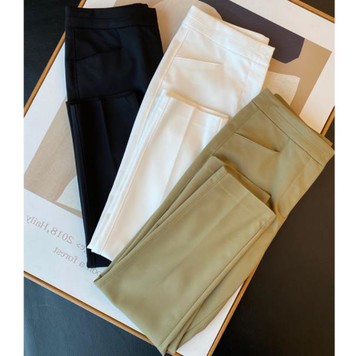 柜上4000+ 渠道貨高端定制彈力人絲顯瘦四面彈西裝褲休閑褲女早春