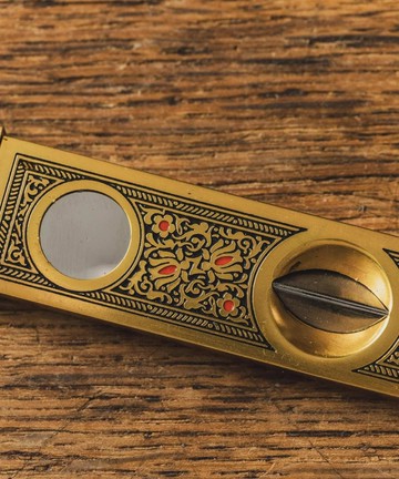 復古80年代CiGuru CP040G 不銹鋼V型雪茄刀