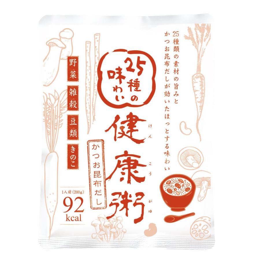 25種の味わい健康粥（かつお昆布だし） 200g×36袋