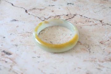 Journal-金色麥浪 天然A貨翡翠(緬甸玉)老坑正冰飄檸檬黃麥穗手鐲