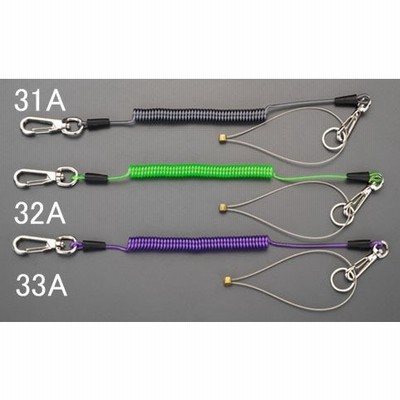 【メーカー在庫あり】 000012084217 エスコ ESCO 430-1700mm セーフティーループ 黒 SP店