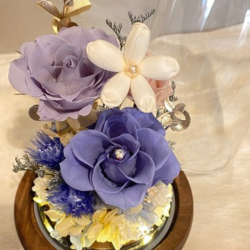 小夜燈永生花 情人節 七夕 可客製色系