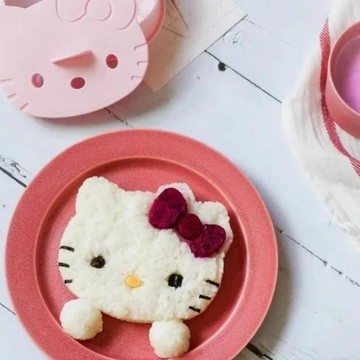 Kitty飯團模具🎀 飯團模具新款kt飯團大號kt貓造型diy咖喱飯蓋澆飯卡通便當工具