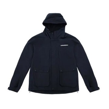 Converse Utility Non Padded Jkt 男款 女款 黑色 連帽 抽繩 外套 UCJ125-023
