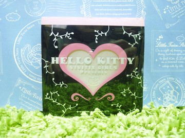 【震撼精品百貨】Hello Kitty 凱蒂貓 造型便條紙-愛心造型-黑色【共1款】 震撼日式精品百貨