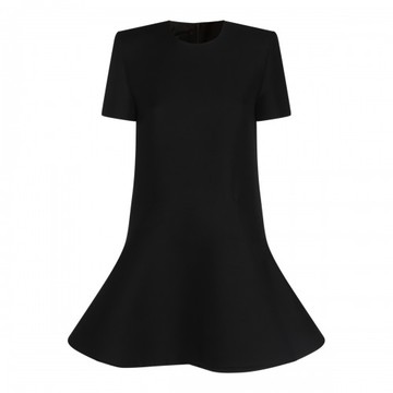 Valentino Garavani - Black Wool Dress 42