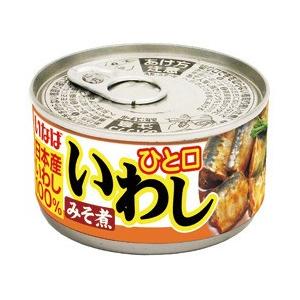 いなば食品　ひと口いわしみそ煮　115g×24缶　送料無料(一部地域を除く)