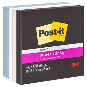 3M Post-it 利貼 狠黏便條紙  654-5SSNE  450張  1組