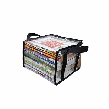 各式防塵套 透明大容量書本收納袋/防塵袋(3入)