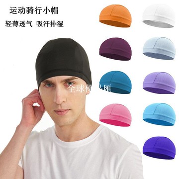 【全球優品匯】戶外騎行運動帽薄款跑步透氣吸汗速干頭盔內膽網眼帽防風防曬小帽