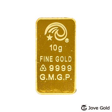 JoveGold 星運招財黃金條塊 - 10公克