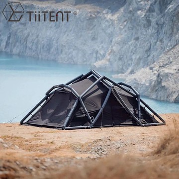 【TiiTENT】Space AERO 充氣帳《墨黑》5分鐘快速搭設/寢室帳/家庭帳