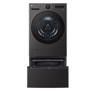 LG WashCombo 22公斤+2.5公斤AI熱泵滾筒洗衣機(蒸洗脫烘) WD-S22FHDB+WT-SD250HB