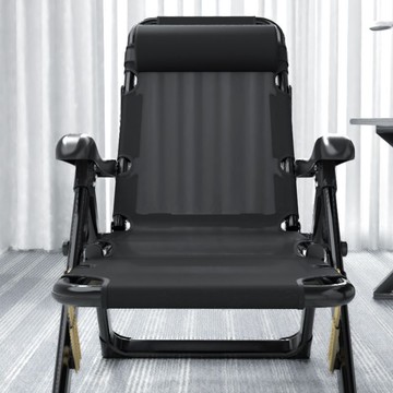 免運/開立發票 折疊躺椅辦公室午休午睡夏季家用便攜陽臺加厚靠椅子兩用成人懶人 最低價 快速出貨