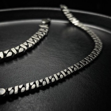 純銀手鍊/古巴鍊手鍊/細款