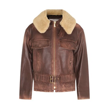 Golden Goose - Brown Leather Jacket