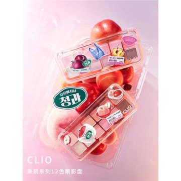 安宥真同款clio珂萊歐12色眼影盤新品09果蔬系列限定New eye官方