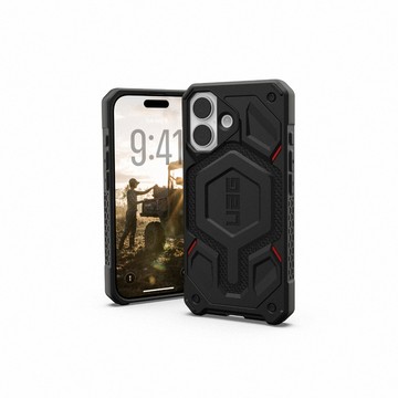 【UAG】iPhone 17 磁吸頂級特仕版耐衝擊保護殼-軍用黑