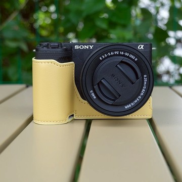 索尼ZVE10二代保護套ZVE10L相機包ZVE10M2A6700A7CR A7C2皮套底座 h7091
