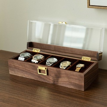 公司貨 免運 快速出貨 收納盒 首飾盒 首飾收納盒 化妝品收納盒 實木收納盒 手表盒收納盒木質首飾收納多腕表收藏盒高檔復古展示盒儲存盒