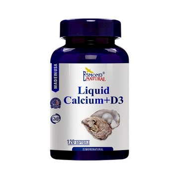 【愛司盟】液體鈣軟膠囊 120顆/瓶 高單位鈣 每份600mg 添加維生素D3 液態膠囊 幫助發育【壹品藥局】