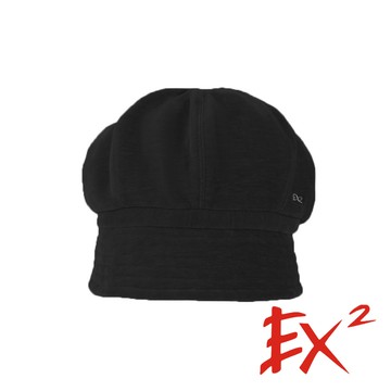 【EX2德國】女款貝雷帽 (57cm)『黑』364038 戶外 露營 登山 健行 休閒 時尚 保暖 旅遊 貝雷帽