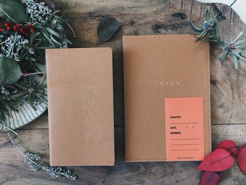 Bon Voyage 老派旅行 - 旅行日誌x票根收納套