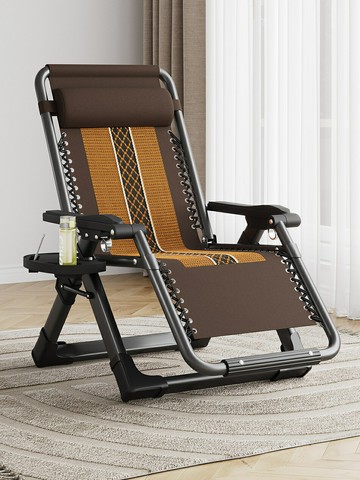 【新品上市】躺椅折疊午休舒適家用陽臺休閑午睡靠椅子懶人可躺夏天老人單睡椅