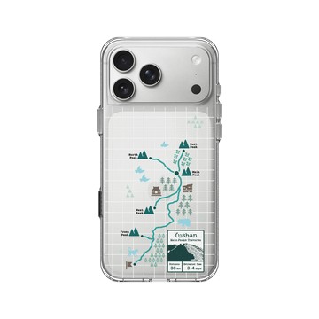 iPhone 17 Pro Max Clear Case（相機按鈕） 透明 - Nature Explorers 自然探索指南 - 探索指南（白天的玉山）