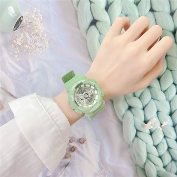 電子手表男女中學生運動聯名款簡約氣質防水機械表青少年2025新款