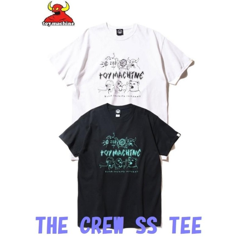 トイマシーン ザ・クルー 半袖Tシャツ TOY MACHINE THE CREW SS TEE