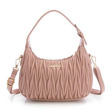 PLAYBOY - 手提包附長背帶  Noble系列 - 粉色